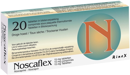 Noscaflex 20 Tabletten | Droge hoest