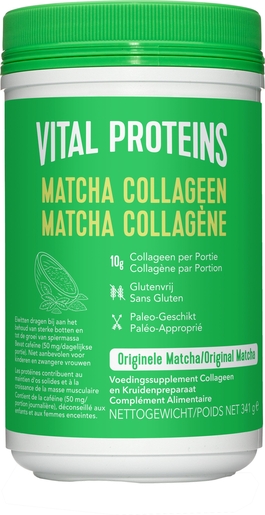 Vital Proteins Matcha Collagen Poeder 341 g | Antiveroudering
