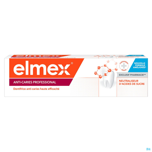 Elmex Dentifrice Anti Caries Professional 75ml | Dentifrice - Hygiène dentaire