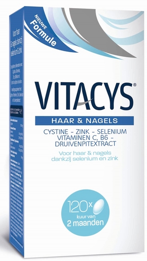 Vitacys 120 Tabletten | Haaruitval - Gebroken nagels