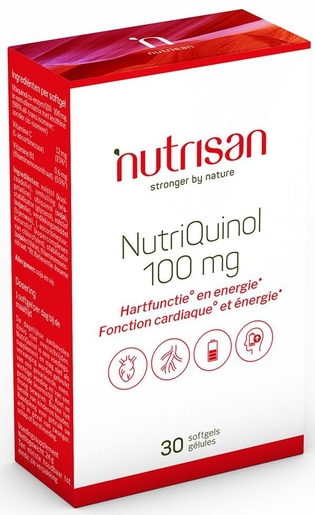 Nutrisan NutriQuinol 100mg 30 Gelules | Conditie - Energie