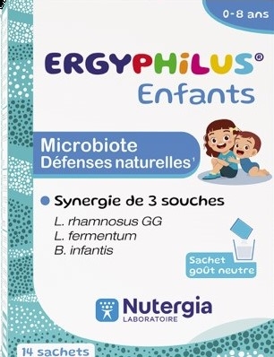 Ergyphilus Enfant 14 Sachets x2g | Probiotiques - Prébiotiques