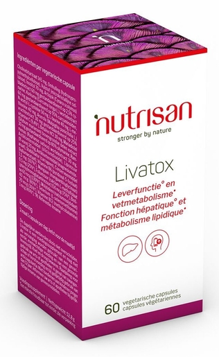 Nutrisan Livatox 60 Capsules | Zuiverend - Ontgiftend