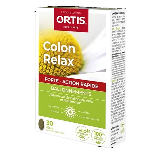 Ortis Colon Relax Forte Tabl 30 | Darmflora