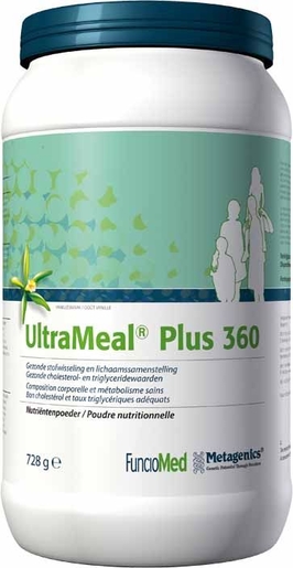 UltraMeal Plus 360 Vanille Nutrientenpoeder 728g | Cholesterol
