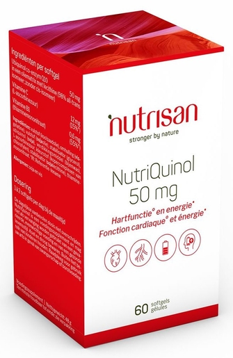 Nutrisan NutriQuinol 50mg 60 Gelules | Conditie - Energie