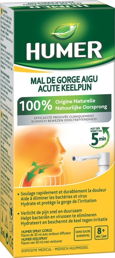 Humer Pharyngite Keelspray 30 ml | Neus - Keel - Oren
