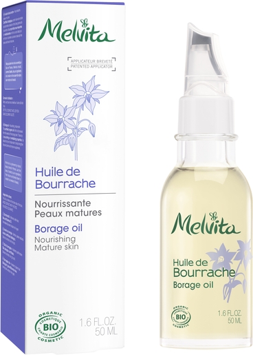 Melvita Huile de Bourrache Bio 50ml | Hydratation - Nutrition