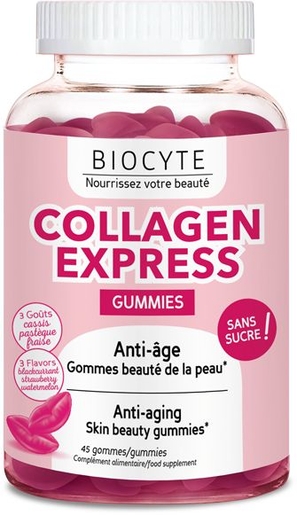 Biocyte Collagen Express Gummies 45 gommen | Antiveroudering