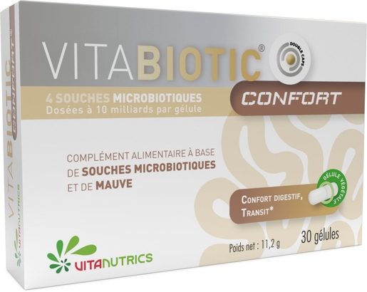 Vitabiotic Confort V-caps 30 | Digestion - Transit