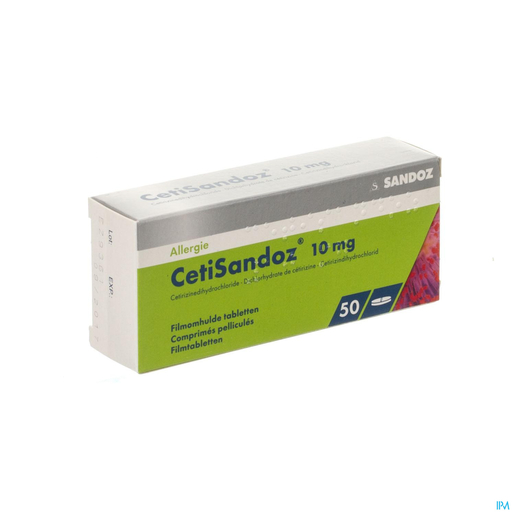 CetiSandoz 10mg 50 Tabletten | Huid