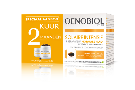Oenobiol Zon Intensief Duo 2 x 30 Capsules (2e product voor - 20%) | Zon - Bruinen