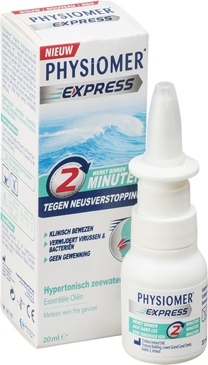 Physiomer Express Spray Nasal 20ml | Nettoyage du nez