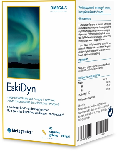 Eskidyn Caps 60 Metagenics | Geheugen - Concentratie