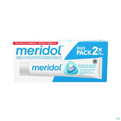 Meridol Dentifrice Protection Gencives 2x75ml | Dentifrice - Hygiène dentaire