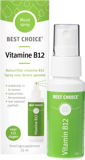 Best Choice Spray Bouche Vitamine B12 25ml | Vitamine B