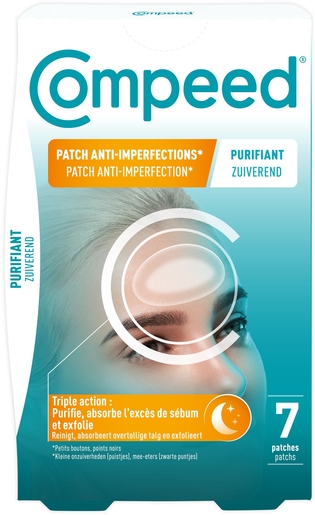 Compeed Anti-Imperfecties Zuiverende Patch 7 Patches | Acné - Onzuiverheden
