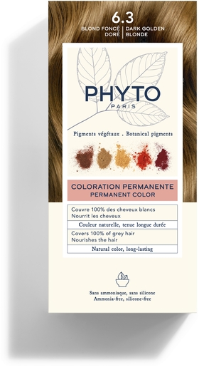 Phytocolor Kit Permanente Haarkleuring 6.3 Goud Donkerblond | Kleuringen