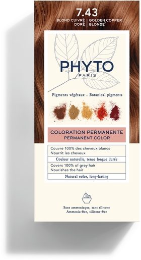Phytocolor 7.43 Blond Fonce Cuivre Dore | Coloration