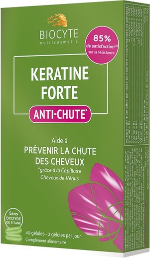 Biocyte Keratine Forte Antihaaruitval 40 Capsules | Uitval