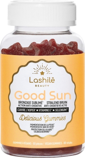 Lashilé Beauty Good Sun Vitamines Boost 60 Gommen | Zelfbruiners