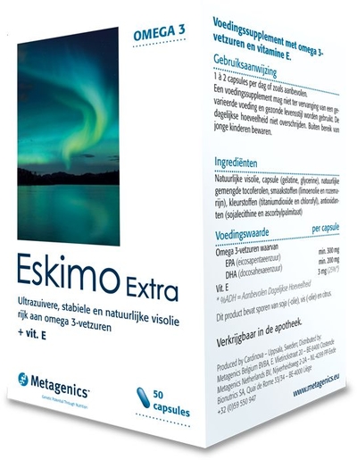 Eskimo Extra 50 Capsules | Bloedsomloop