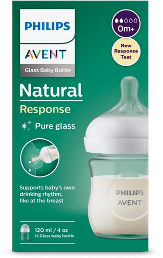 Philips Avent Natural Zuigfles 0M+ Glas 120 ml | Zuigflessen