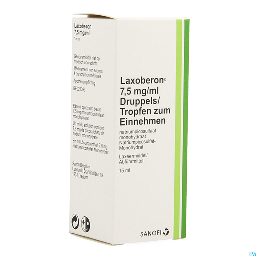 Laxoberon 7,5 mg/ml Drinkbare Oplossing in Druppels 15 ml | Constipatie