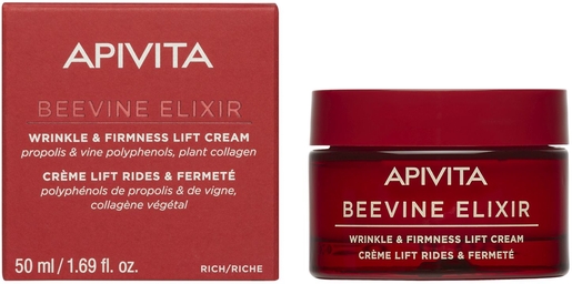 Apivita Beevine Elixir Crème Lift Rides Fermeté Riche 50ml | Antirides - Anti-âge
