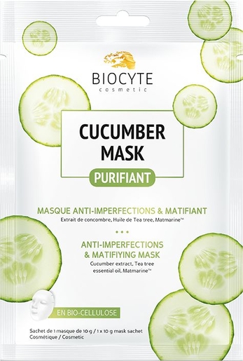 Biocyte Zuiverend Masker Komkommer 10 g | Acné - Onzuiverheden