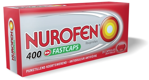 Nurofen 400 mg Fastcaps 20 Capsules | Pijnlijke maandstonden