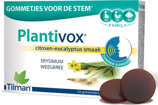 Plantivox 24 Pastilles | Keelpijn - Hoest