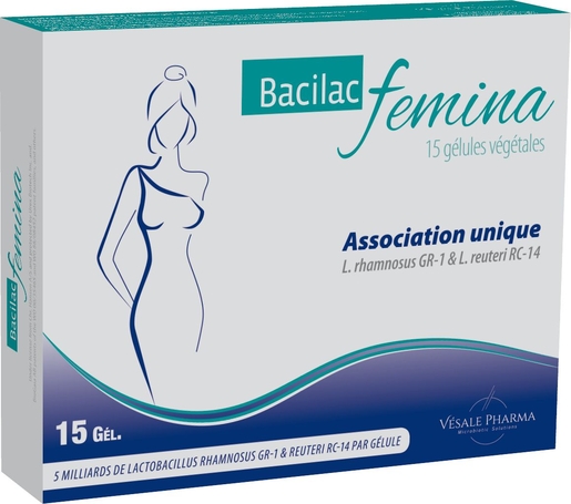 Bacilac Femina 15 Capsules | Bien-être féminin