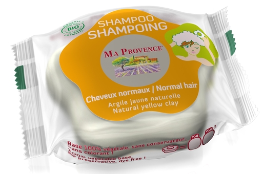 Ma Provence Shampoo voor Normaal Haar Gele Klei 85 g | Shampoo