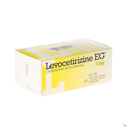 Levocetirizine EG 5mg 100 Tabletten | Huid