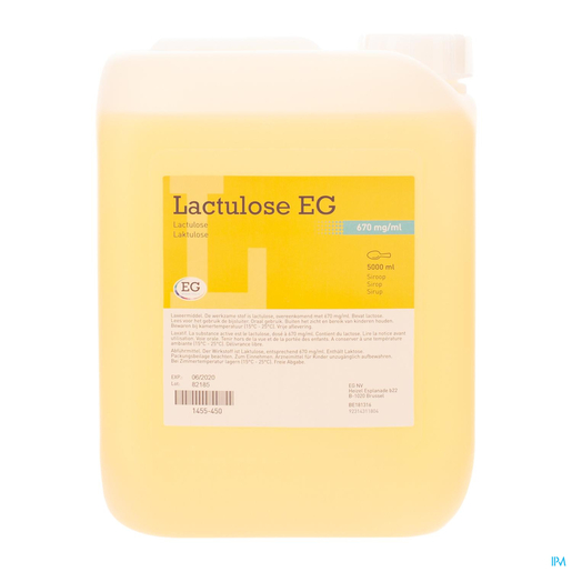 Lactulose EG Siroop 670mg/ml 5000ml | Constipatie