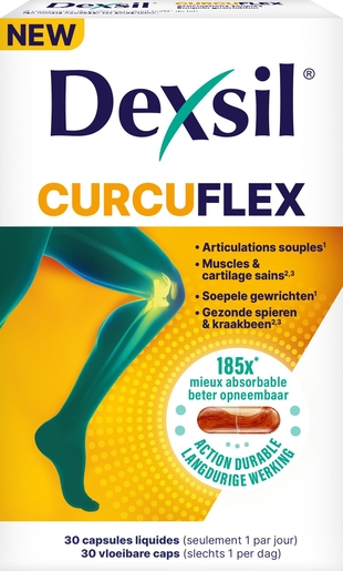 Dexsil Curcuflex 30 Capsules Liquides | Bien-être