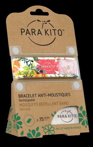 Para&#039;Kito Armband Graphic Flowery | Antimuggen - Insecten - Insectenwerend middel 