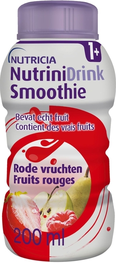 NutriniDrink Smoothie Rode Vruchten Flesje 200ml | Orale voeding