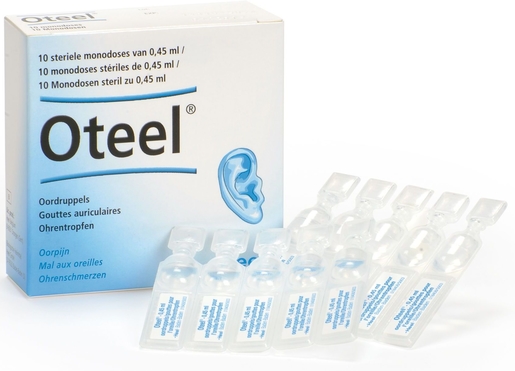 Oteel Gouttes Auriculaires Fioles 10x0,45ml Heel | Sphère ORL