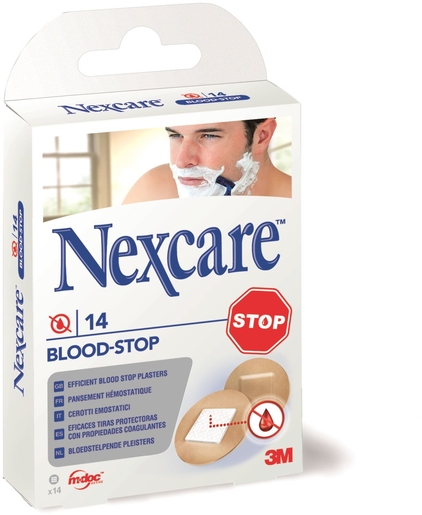 NexCare 3M BloodStop Spots 14 Ronde Hemostatische Pleisters | Verbanden - Pleisters - Banden