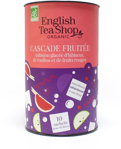 English Tea Shop Infusion Glacée Cascade Fruitée 80g | Se soigner naturellement