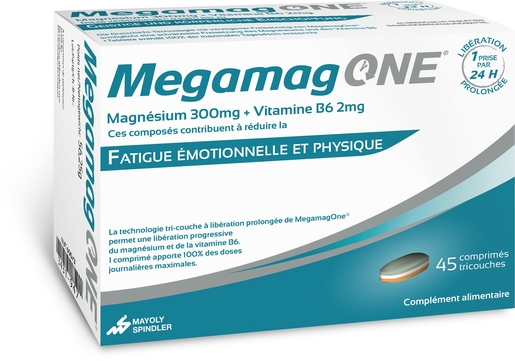 Megamag One 45 Comprimés | Stress - Relaxation