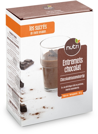 Nutripharm Entremets Chocolade 7 Zakjes | Eiwitdiëten