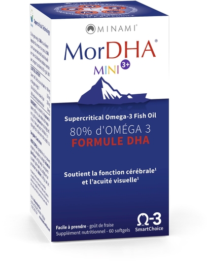 MorDHA Mini 60 Softgels | Mémoire - Concentration