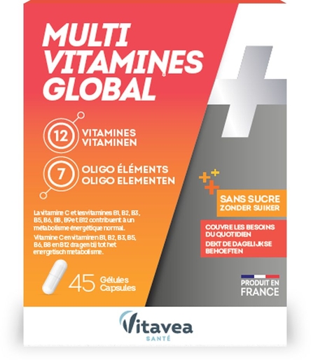Vitavea Multivitamines Global 45 Comprimés | Défenses naturelles - Immunité