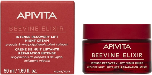 Apivita Beevine Elixir Crème de Nuit Liftante Réparation Intense 50ml | Effet lifting - Elasticité