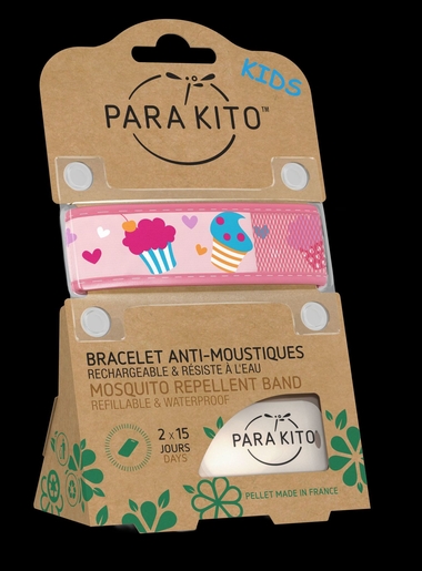 Para&#039;Kito Armband Kids Cupcakes | Antimuggen - Insecten - Insectenwerend middel 