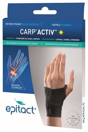 Epitact Carp&#039;activ Polsbrace Rechts S | Verbanden - Orthopedie
