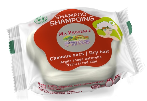 Ma Provence Shampoo voor Droog Haar Rode Klei 85 g | Shampoo